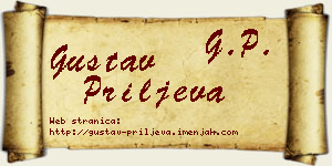 Gustav Priljeva vizit kartica